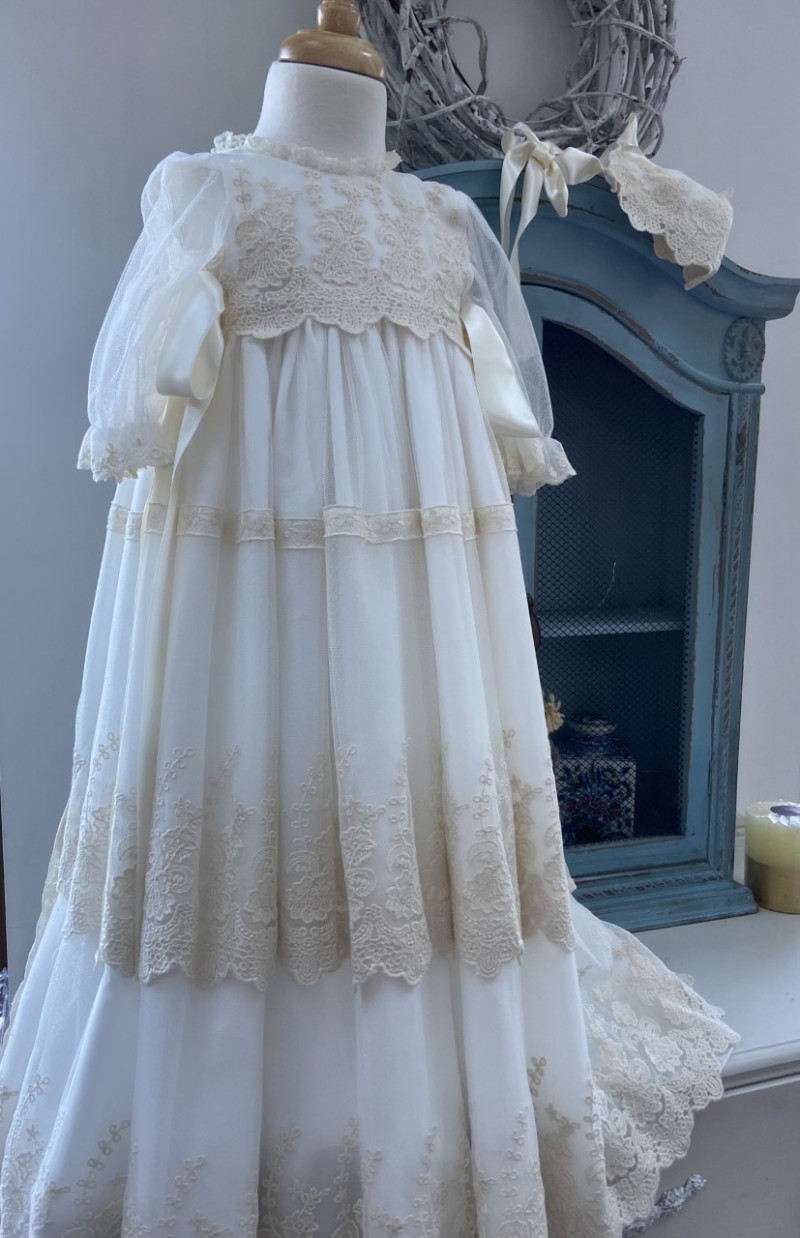 Heirloom Spanish Christening Gown by Amaya - 532190