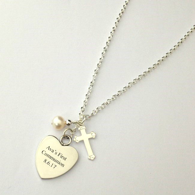 holy communion cross necklace