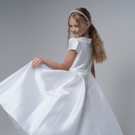 Annalise White First Communion Dress